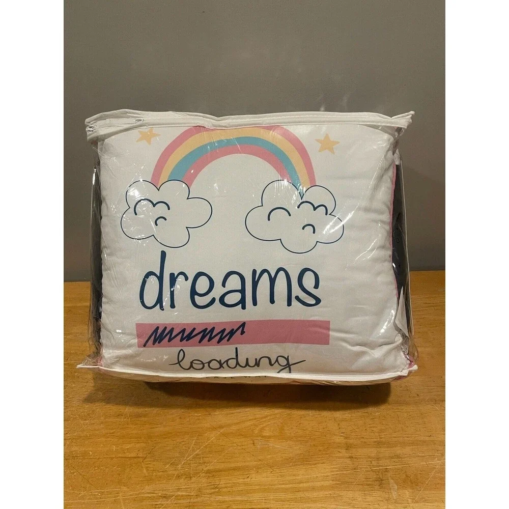 NEW Little Chic‎ Purple Unicorn Dreamer 3 Piece Twin/Twin XL Quilt Set